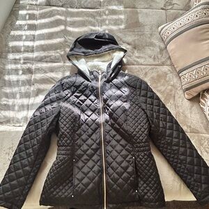 Fashion Nova Black Quilted Puffer Jacket